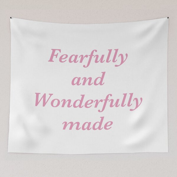 Item preview, Fearfully and Wonderfully Made | Faith | Jesus designed and sold by LoveAlwaysLexy.