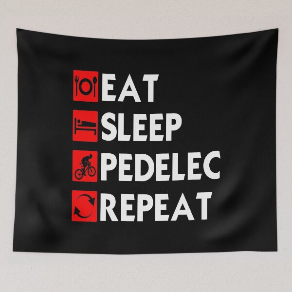 Item preview, Eat Sleep Pedelec Repeat designed and sold by NeXore.