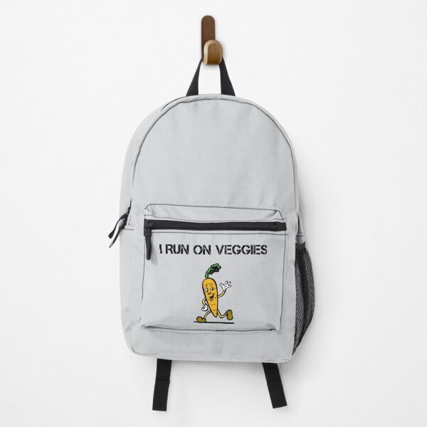 Item preview, I Run On Veggies Vegetarian Runner Vegan Athlete designed and sold by Creekman Designs.
