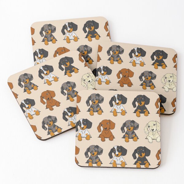 Item preview, All Breeds Dachshund Cream Sticker Pack designed and sold by Reiyankhairina.