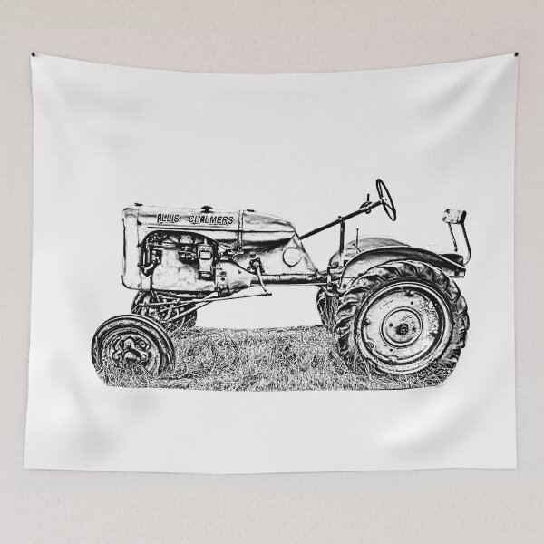 Item preview, Vintage tractor Allis Chalmers designed and sold by Millysuewood.