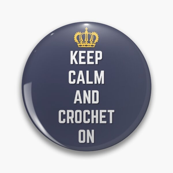 Item preview, Keep calm and crochet on designed and sold by bumperapparels.