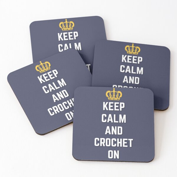 Item preview, Keep calm and crochet on designed and sold by bumperapparels.