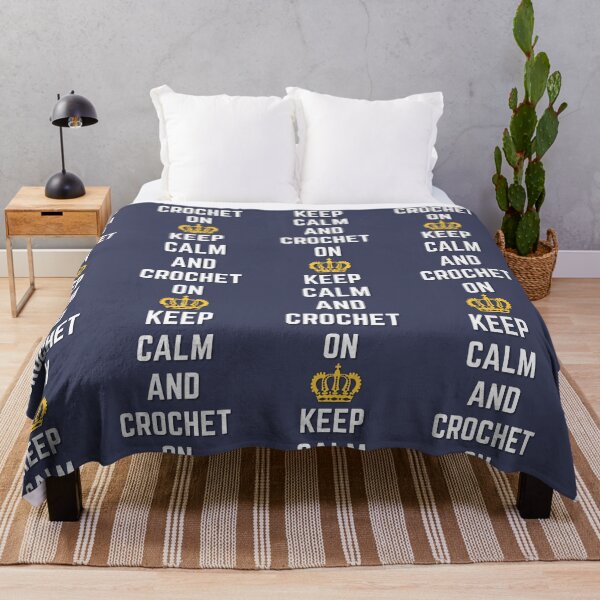 Item preview, Keep calm and crochet on designed and sold by bumperapparels.