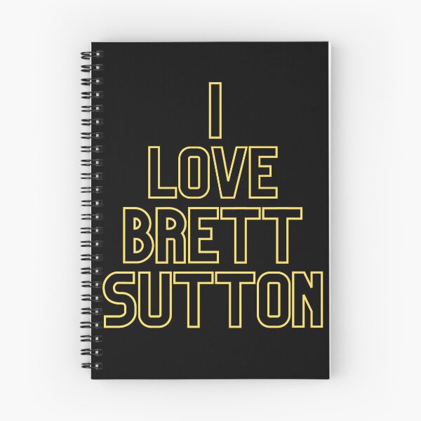 Item preview, I love Brett Sutton, Yellow Font designed and sold by bas19101.