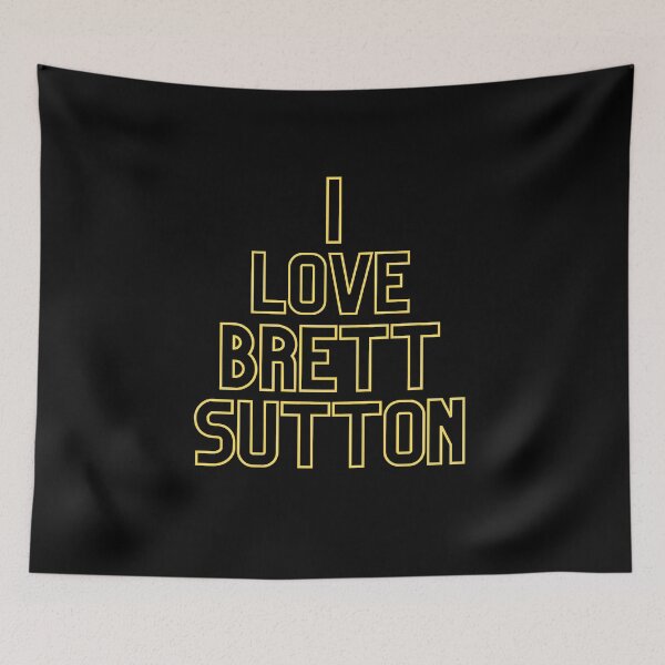 Item preview, I love Brett Sutton, Yellow Font designed and sold by bas19101.