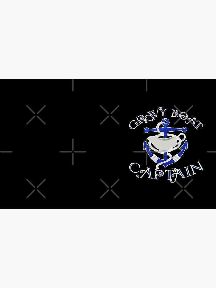 "Gravy Boat Captain Funny Gravy Lovers Boat Anchor with Anchor Rope