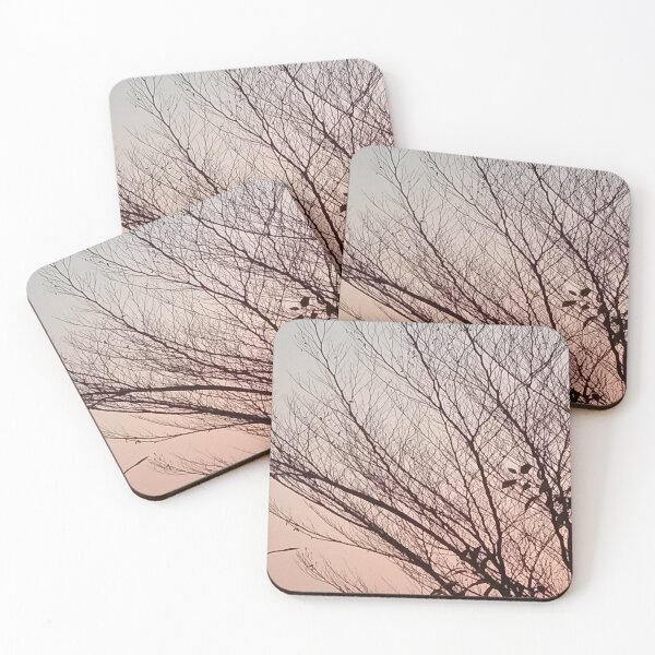 Item preview, Sun set behind tree branches  designed and sold by basitcv.