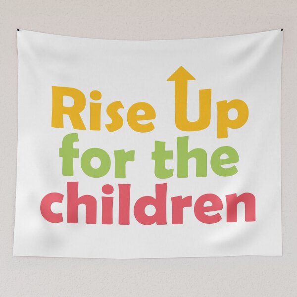 Item preview, rise up for children designed and sold by HadeelStore.