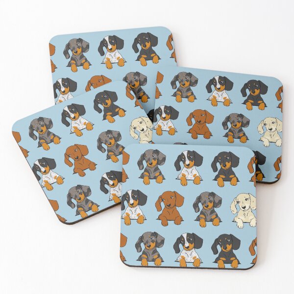 Item preview, All Breeds Dachshund Blue Sticker Pack designed and sold by Reiyankhairina.