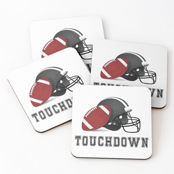 Item preview, Touchdown, Football With Football Helmet designed and sold by 4AllTimes.