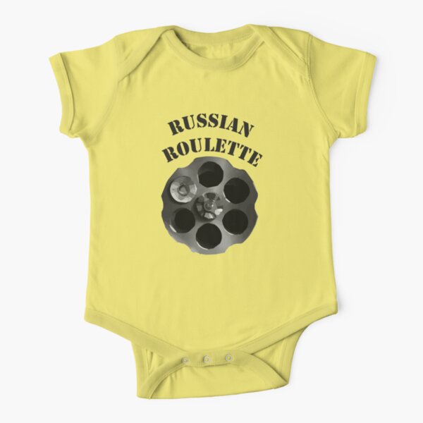 Bodies Bebe Manches Courtes Sur Le Theme Roulette Russe Redbubble