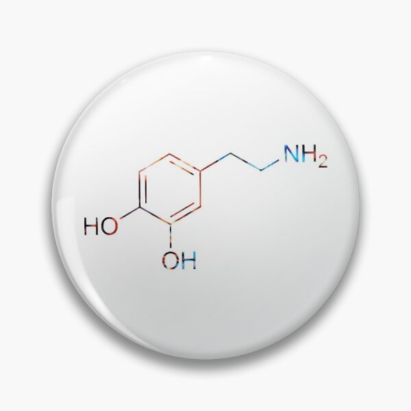 Item preview, Dopamine Chemical Structure designed and sold by radiantdark.