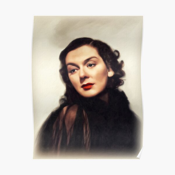 Rosalind Russell, Vintage Actress Poster