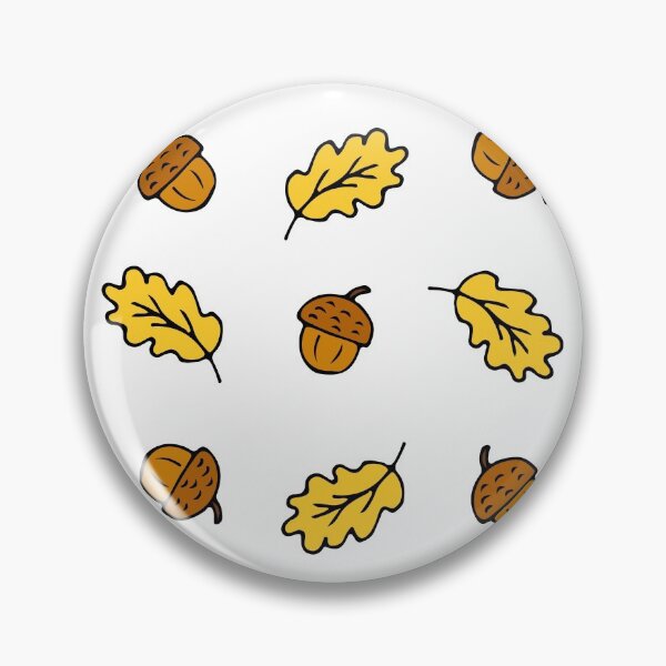 Item preview,  Autumn pattern with oak leaves and acorns. designed and sold by GulArt.