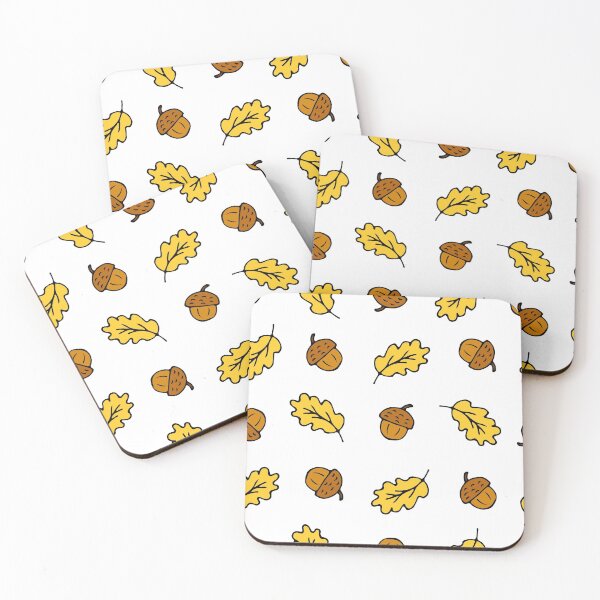 Item preview,  Autumn pattern with oak leaves and acorns. designed and sold by GulArt.