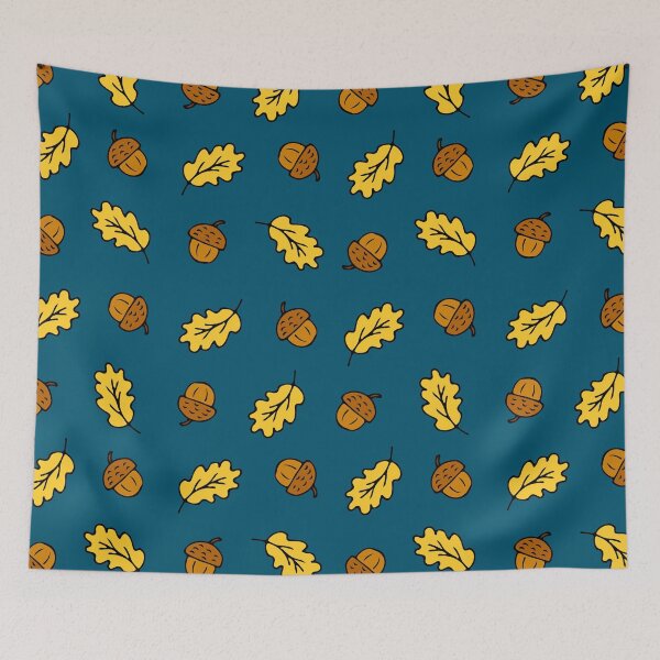 Item preview,  Autumn pattern with oak leaves and acorns. designed and sold by GulArt.