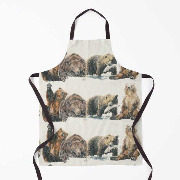 Item preview, North American Grizzly Bear Wrap designed and sold by BarbBarcikKeith.