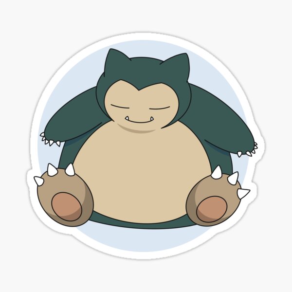 Cuddly Snorlax Sticker