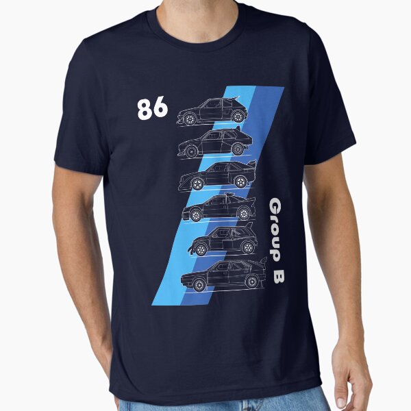 Artikel-Vorschau von Rallycars der Gruppe B blau, designt und verkauft von purpletwinturbo.