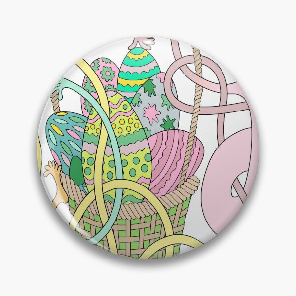 Item preview, Mr Squiggly Easter Basket designed and sold by Becky Titus.