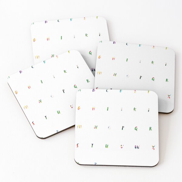 Item preview, Rainbow Pattern Alphabet Design designed and sold by Kyrostickers.