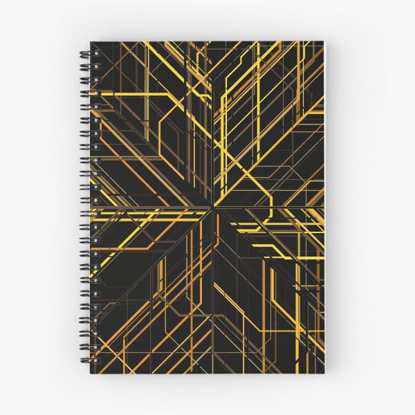 Item preview, Random Line Patterns in Yellow and Black  designed and sold by Lyle Hatch.