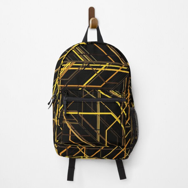 Item preview, Random Line Patterns in Yellow and Black  designed and sold by Lyle Hatch.