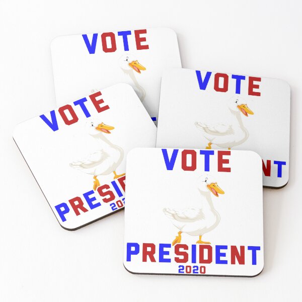 Item preview, Vote Duck President 2020 designed and sold by Feline Rockstars.