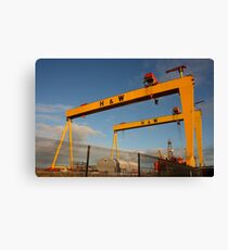 Samson And Goliath Canvas Print