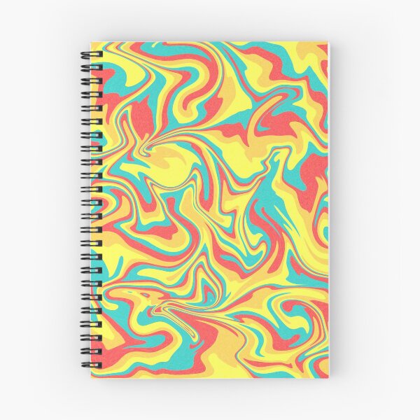 Item preview, Distorted Bright 4 Colour Rainbow Waves 2 designed and sold by AlexCliffyArt.