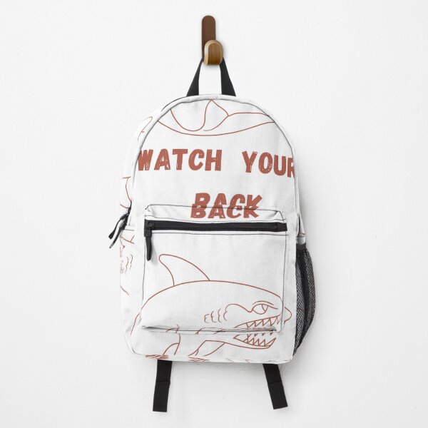 Item preview, WATCH YOUR BACK SHARK designed and sold by WEShop23.