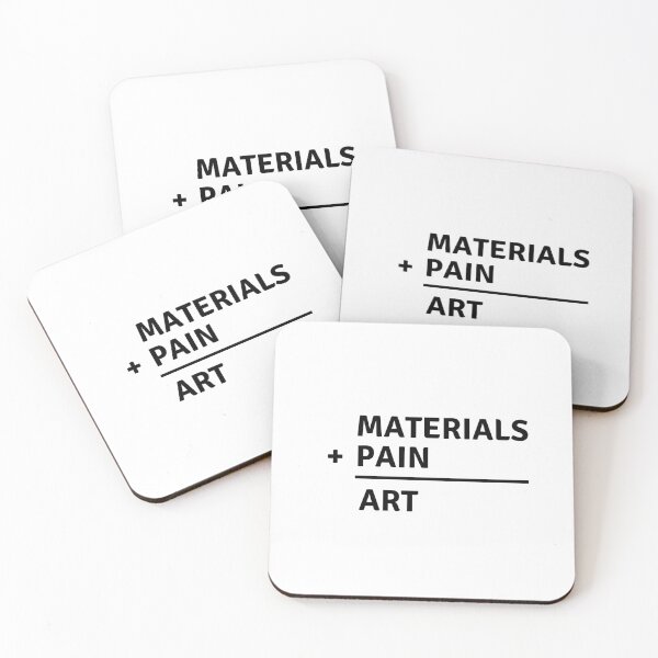 Item preview, Materials + Pain = Art designed and sold by phebejualoart.