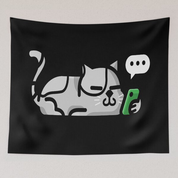 Item preview, Lazy Cat designed and sold by TrueTrippyArts.