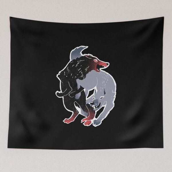 Item preview, Dancing wolves designed and sold by olevusArt.