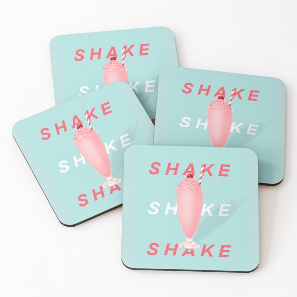 Artikelvorschau, Shake Shake Shake Erdbeermilchshake mit Kirsche Retro Kunst entworfen und verkauft von littleartist18.