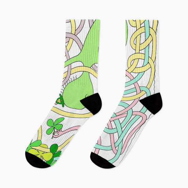 Item preview, Mr Squiggly Four-Leaf Clover designed and sold by Becky Titus.