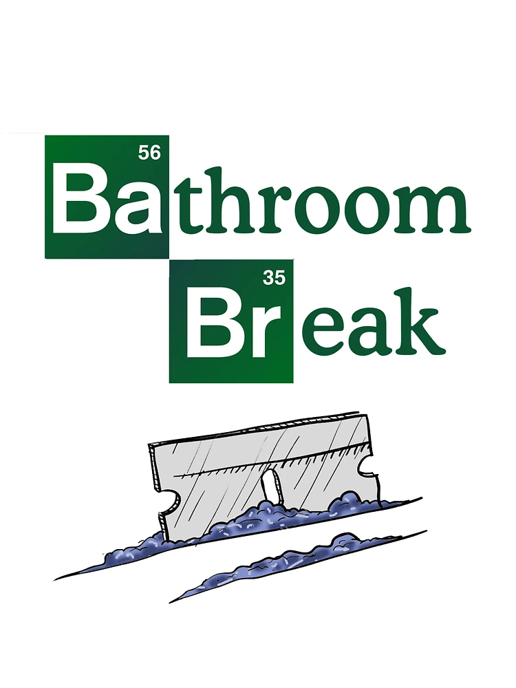 Bathroom Break Art Print for Sale by some soolma