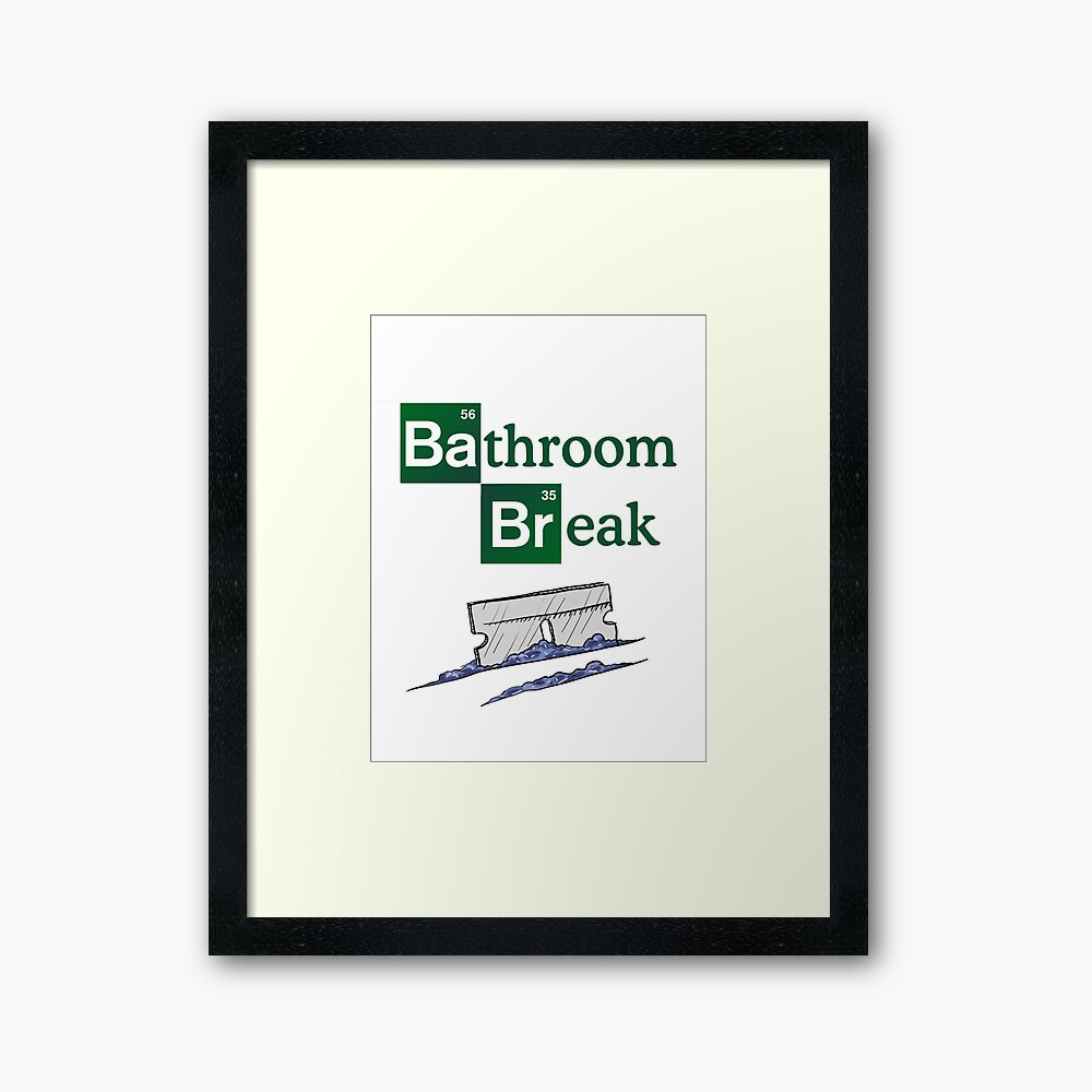 Bathroom Break Art Print for Sale by some soolma