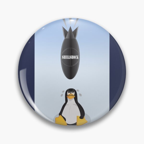 Item preview, Funny Shellshock Bug Shirt with Linux's Penguin designed and sold by ibadishi.