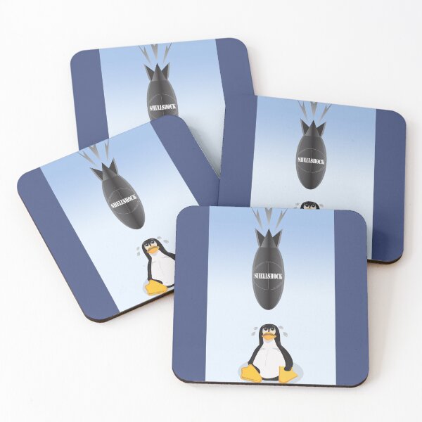 Item preview, Funny Shellshock Bug Shirt with Linux's Penguin designed and sold by ibadishi.