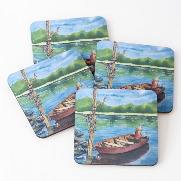 Item preview, Gone Fishin’ designed and sold by Helen Murdock-Prep.
