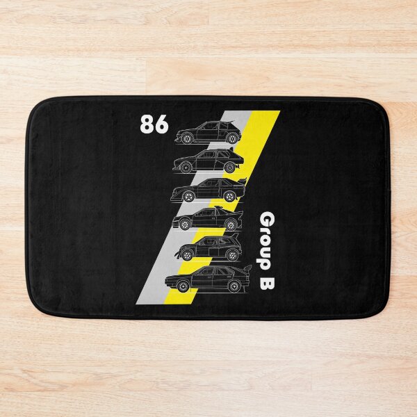 Item preview, Group B rallycars grey and yellow designed and sold by purpletwinturbo.