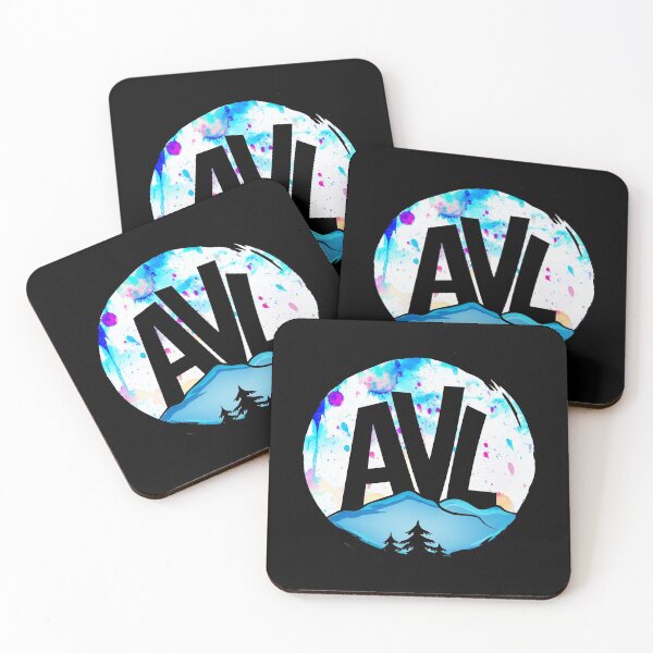 Item preview, AVL - Asheville, NC - Watercolor designed and sold by Serena's Asheville Merch.