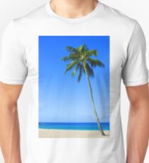 Palm Tree, Waimea Bay, Oahu, Hawaii Unisex T-Shirt