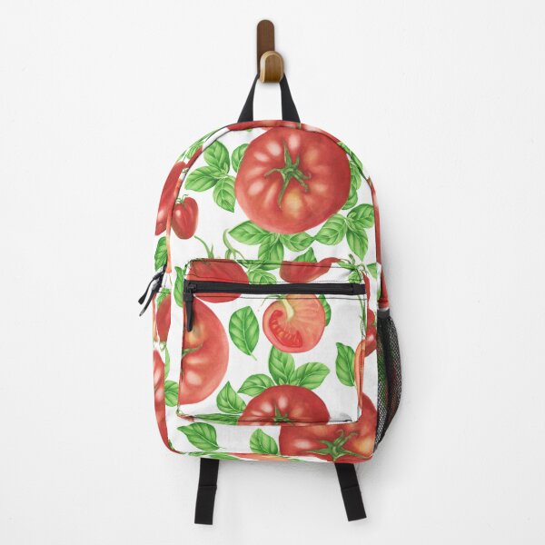 Item preview, Watercolor Tomato Basil Vegan Gift designed and sold by Sandra78.