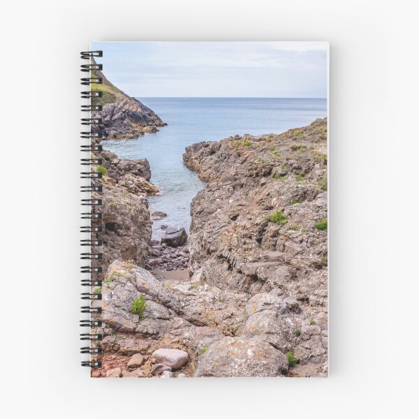 Item preview, Welsh Coastal Path, Gower, South Wales. Access to Mewslade Bay cut off at high tide designed and sold by yackers1.