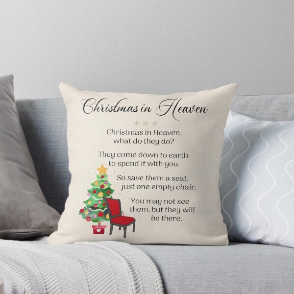 Vista previa del artículo con la obra «Navidad en el cielo», diseñado y vendido por WildHoneyDesign.
