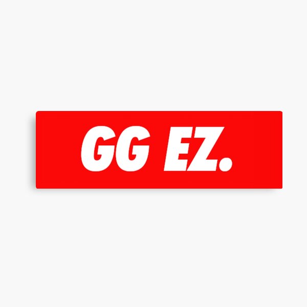 GG EZ box logo Impression sur toile