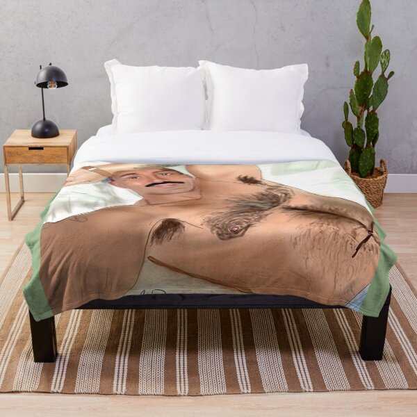 Halleloo! A Hairy Hunk Throw Blanket